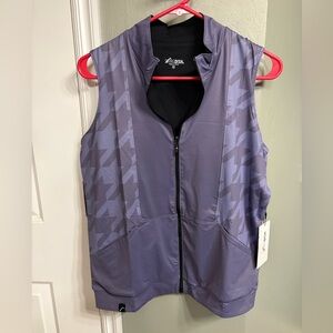 Swing Dish Golf  Women's Purple Vest with pattern
